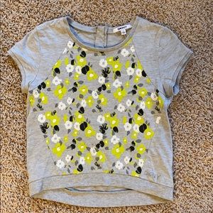 t-shirt with floral design